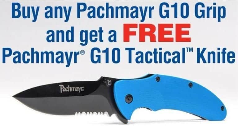 Free Pachmayr G10 Tactical Knife with Purchase of Pachmayr G10 Grip