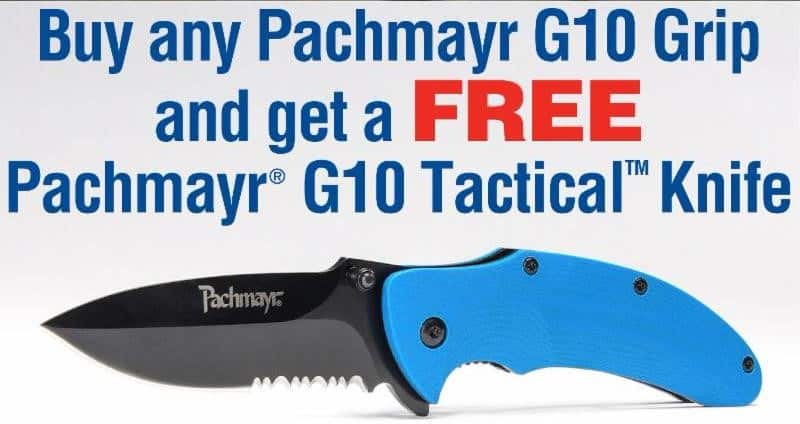 Free Pachmayr G10 Tactical Knife with Purchase of Pachmayr G10 Grip