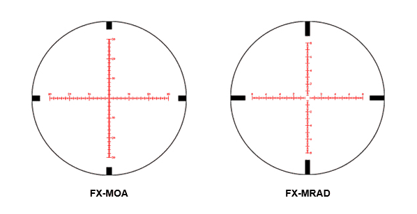 Nikon BLACK FX1000 Reticles