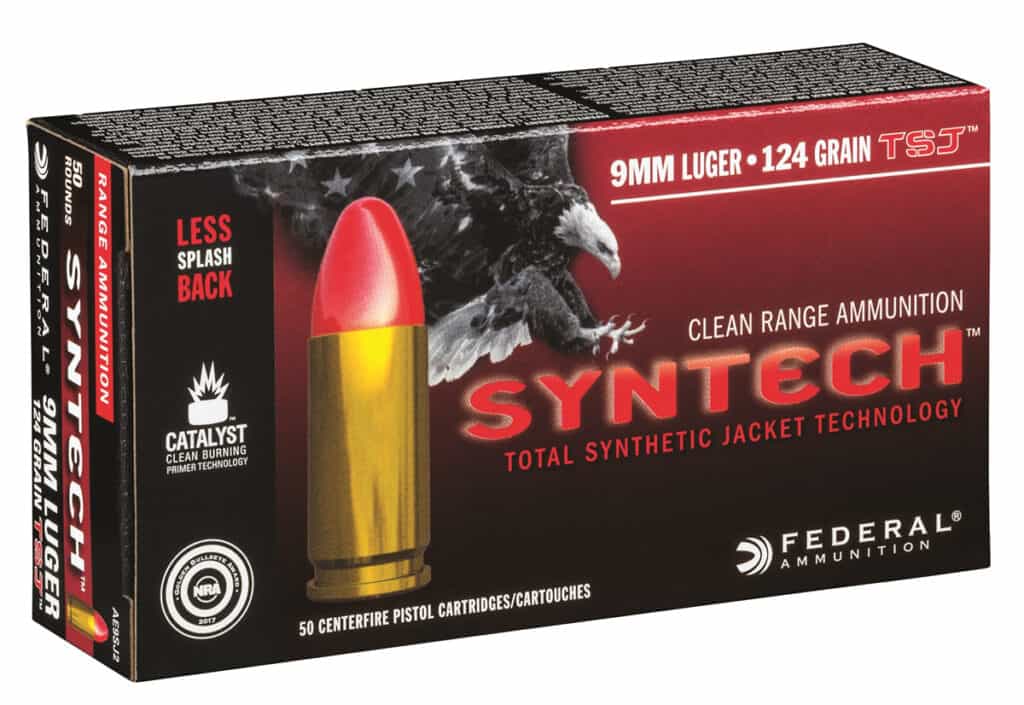 Federal Syntech Ammunition 124-grain 9mm Luger