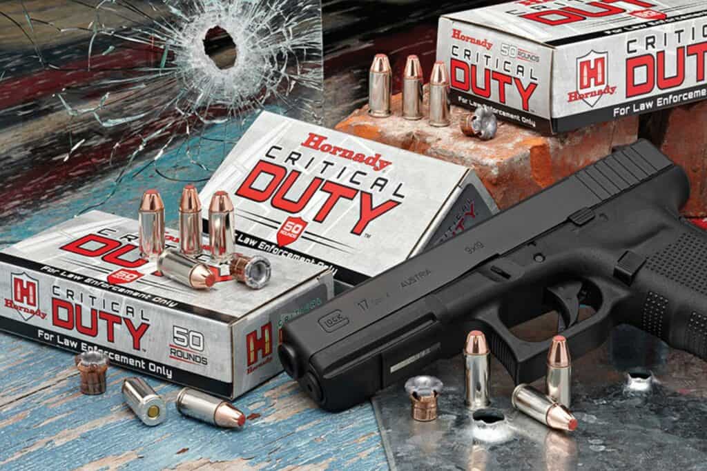 Hornady 9mm+P Luger 135 gr FlexLock Critical Duty Ammunition