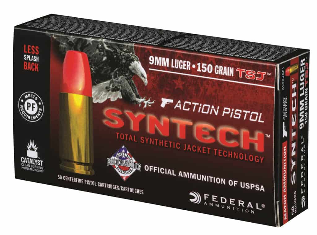 Federal Syntech Action Pistol Competition Handgun Ammunition