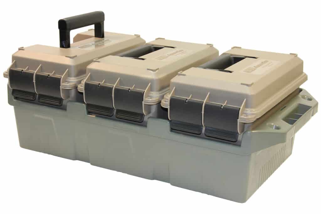 MTM CASE-GARD 3-Can 50 Cal Ammo Crate