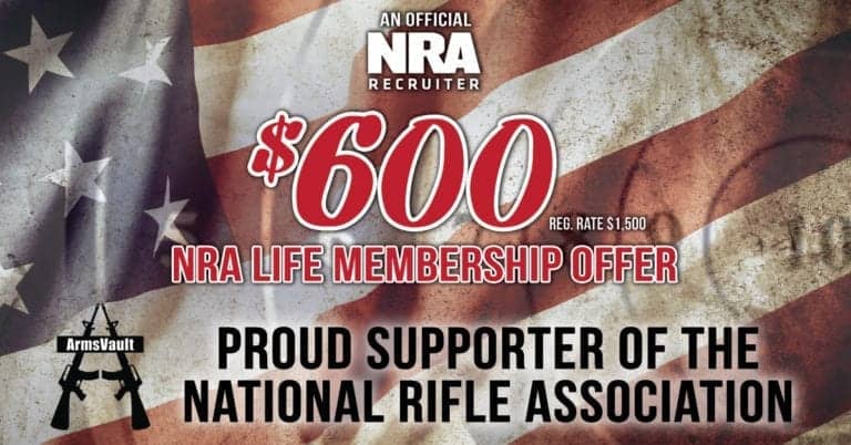 NRA Life Membership-600-ArmsVault