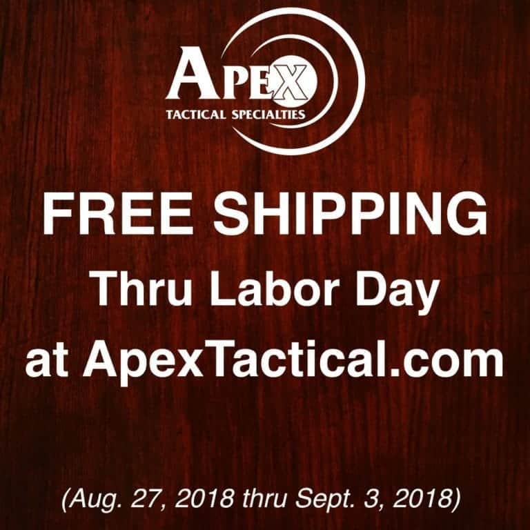 Apex Tactical Labor Day Sale