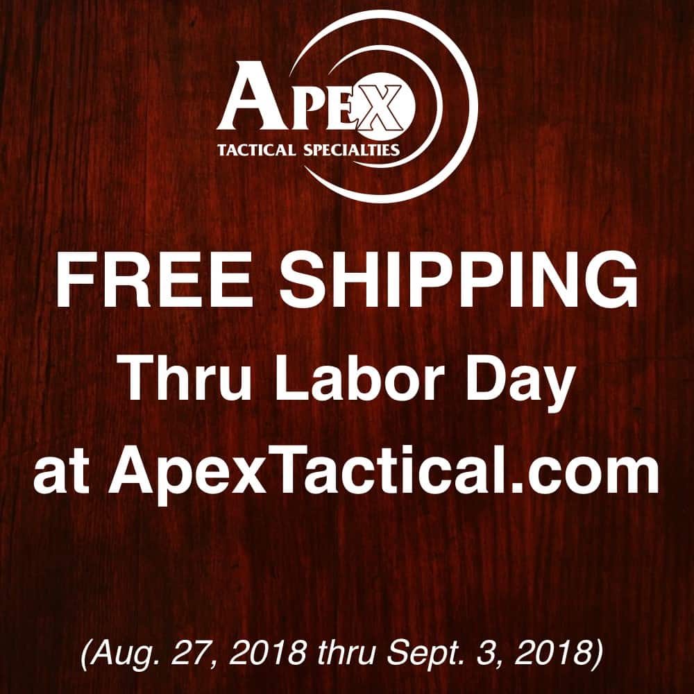 Apex Tactical Labor Day Sale