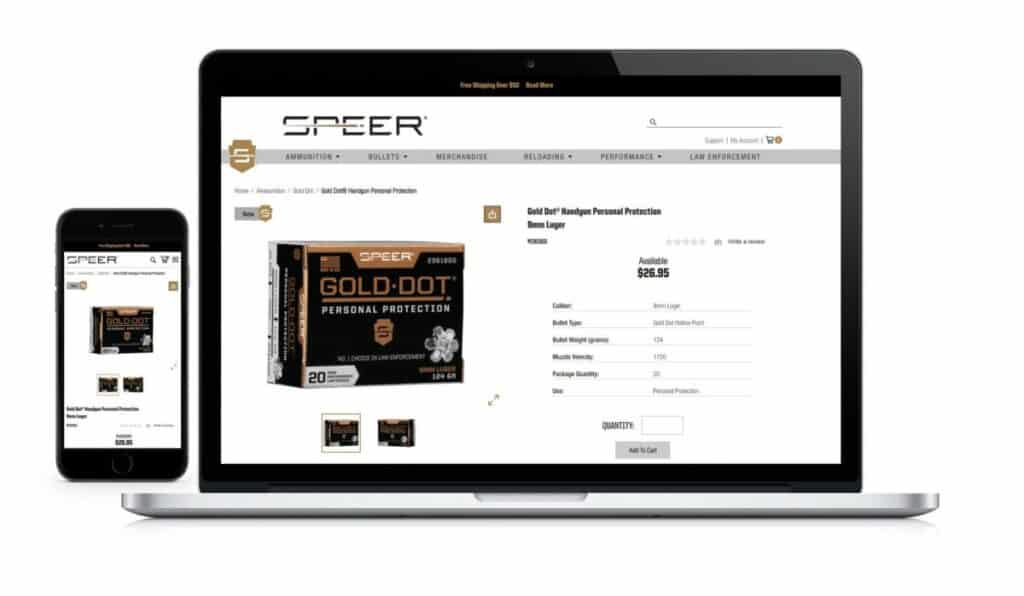 Speer Gold Dot Ammunition & Reloading Components