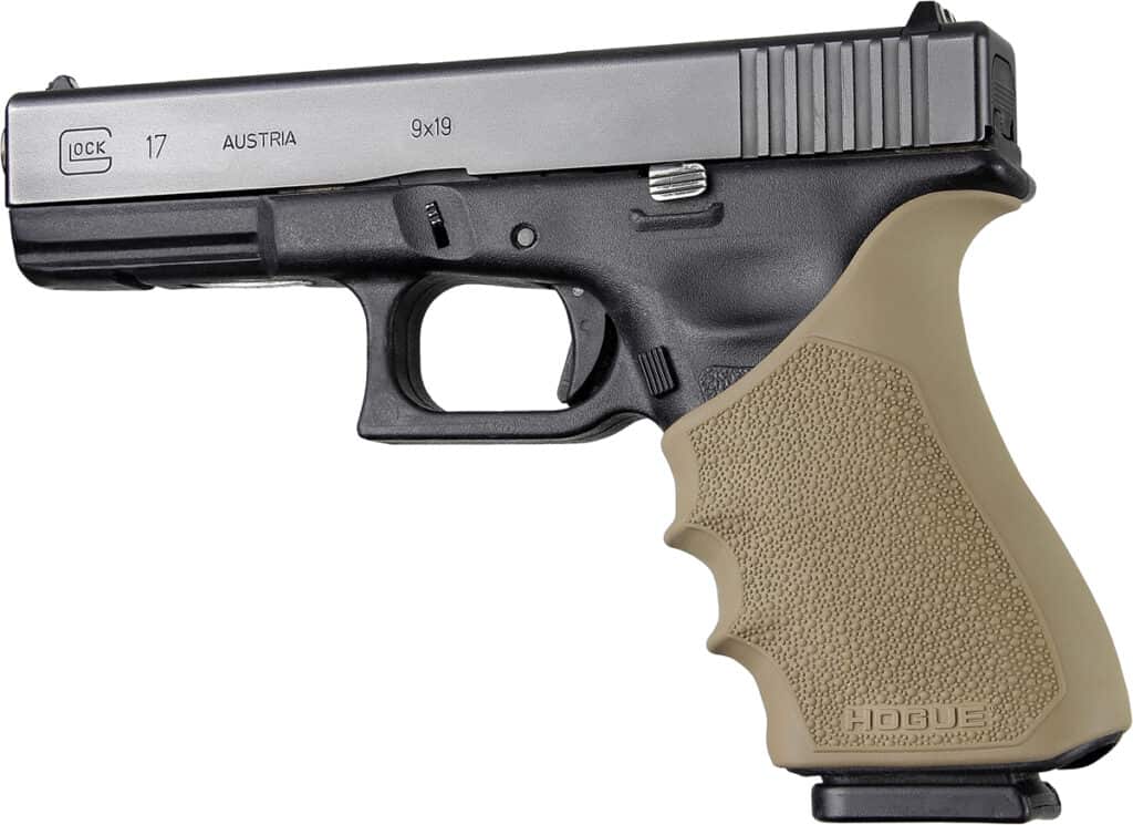 Glock 17 with HandALL Beavertail Grip Sleeve