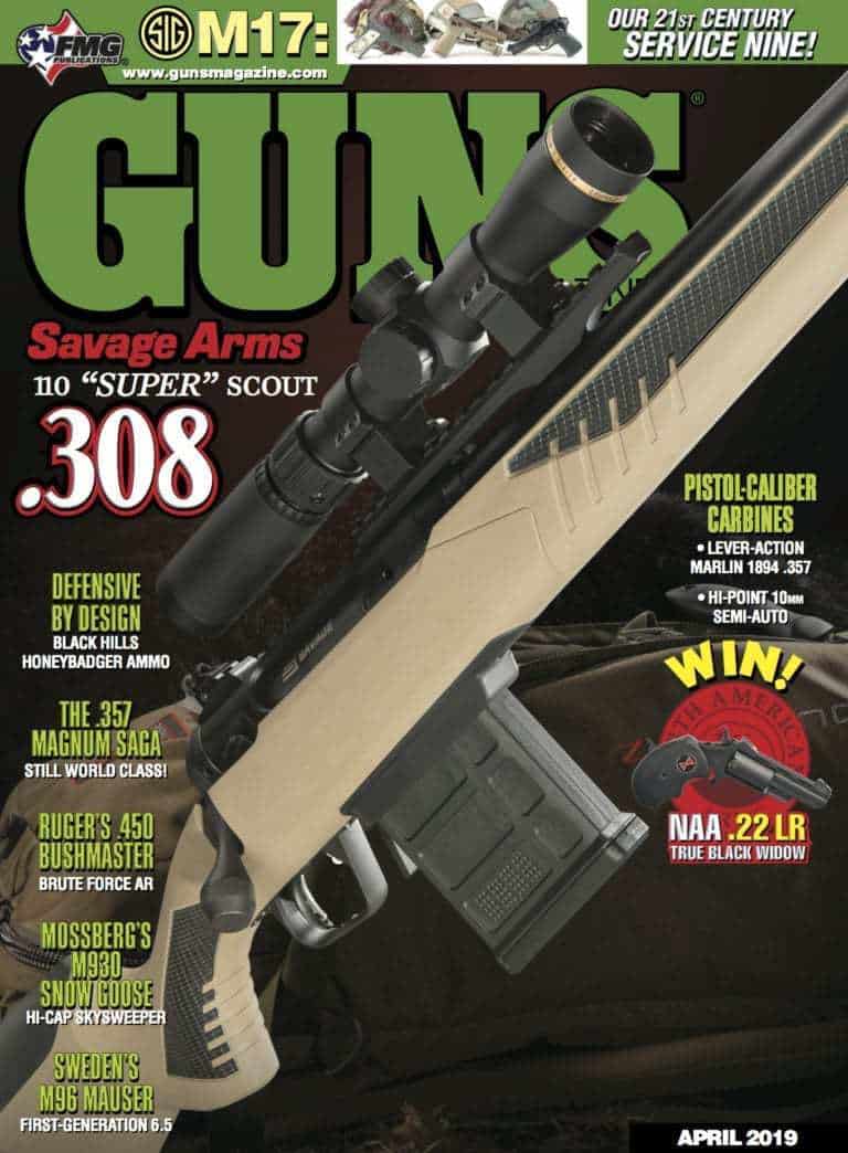 Savage 110 Scout in GUNS Magazine