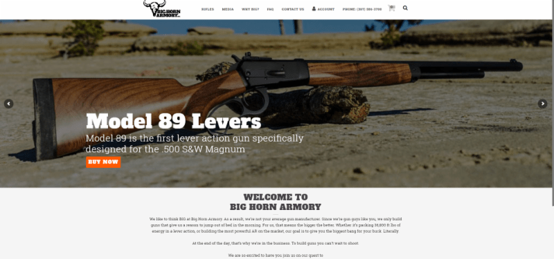 Big Horn Armory Website