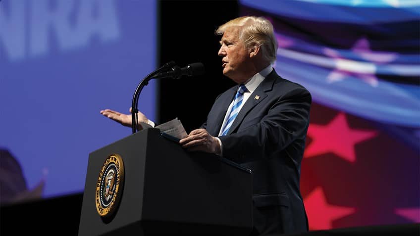 President Trump Speaking at 2019 NRA Annual Meetings and Exhibits