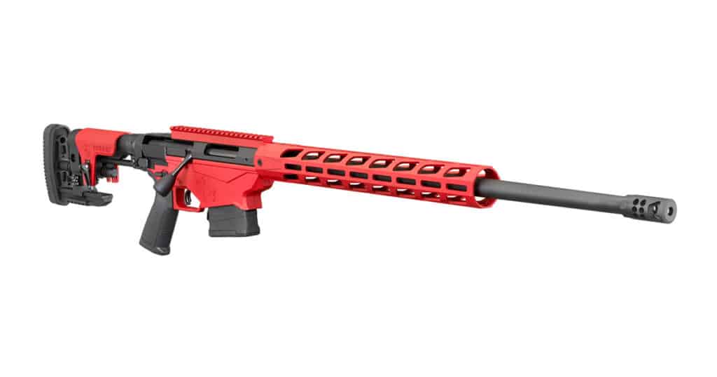 Ruger Precision Rifle with Red Cerakote Finish