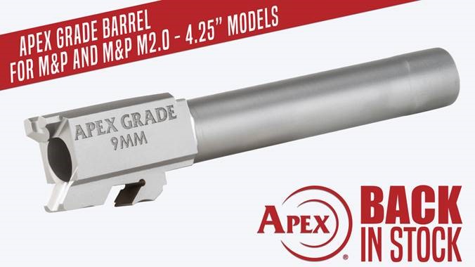 Apex Grade Barrel Back in Stock