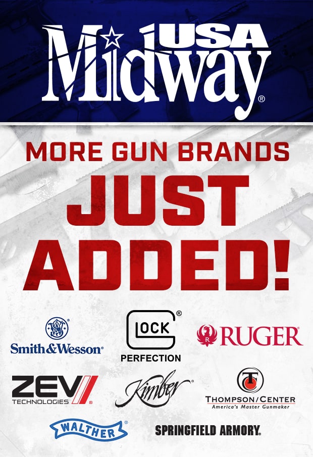 MidwayUSA New Gun Brands