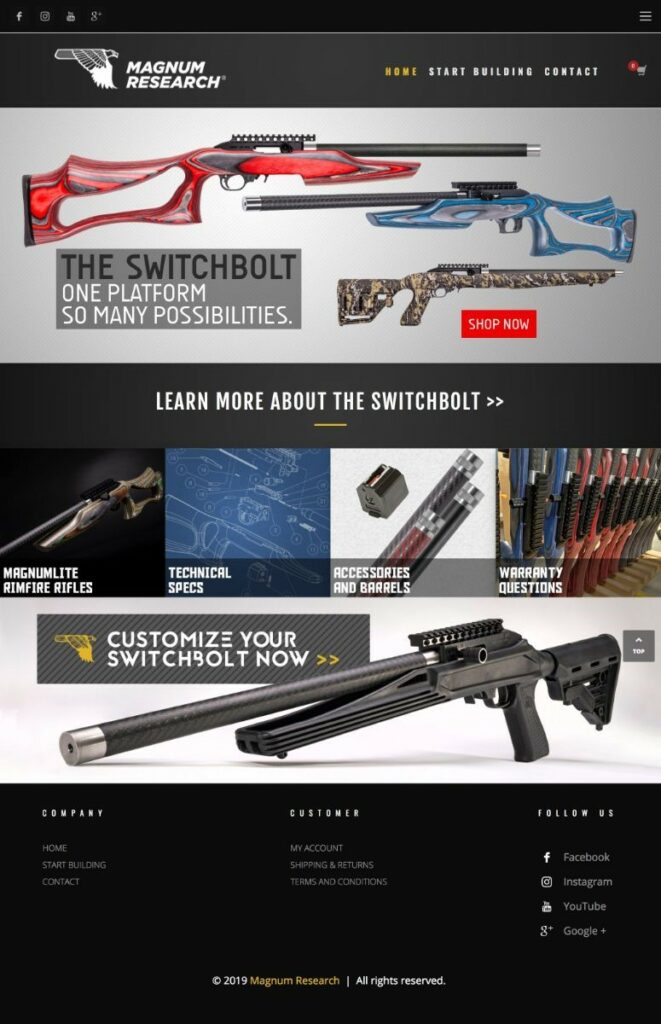 Magnum Research SwitchBolt Website