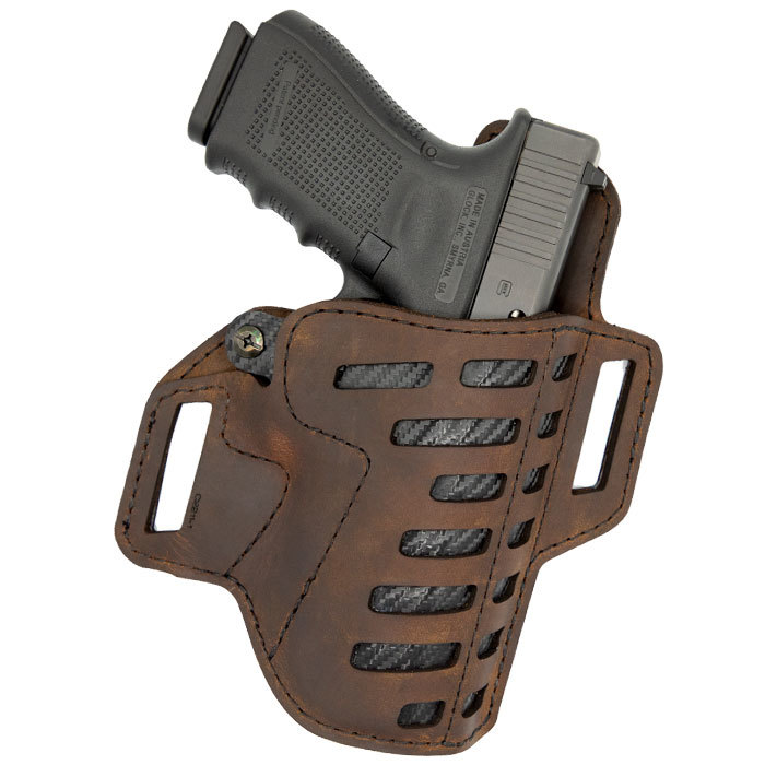 Compound Series Holster - OWB -Leather-Kydex Hybrid