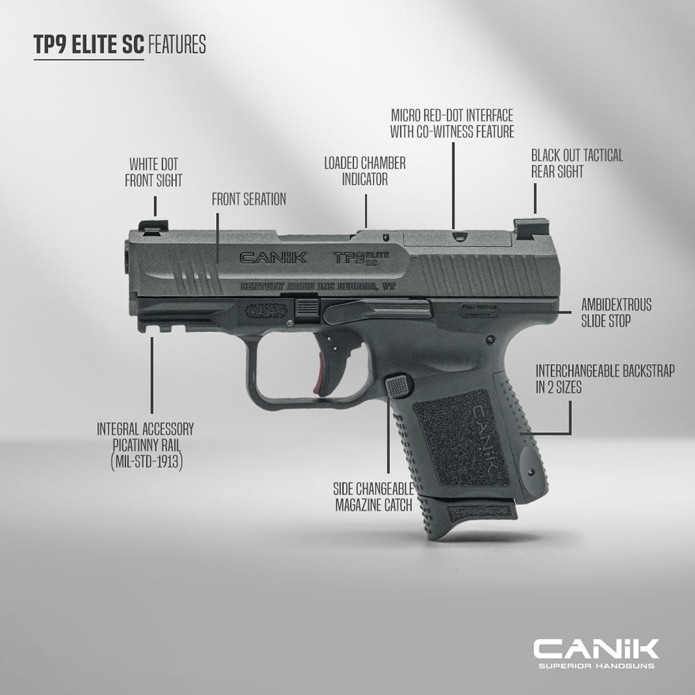 Canik TP9 Elite Sub Compact Pistol