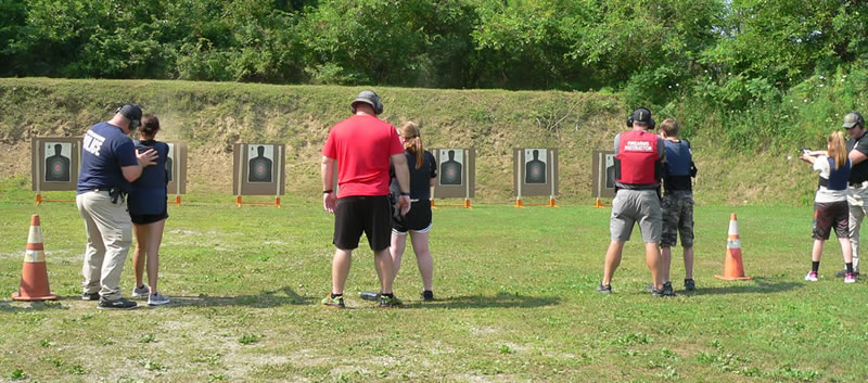 Firearm Training at Fox Prairie Gun Range - Noblesville Indiana