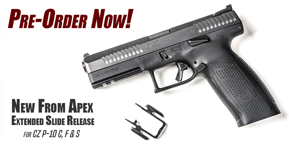 Apex Extended Slide Release for CZ P-10