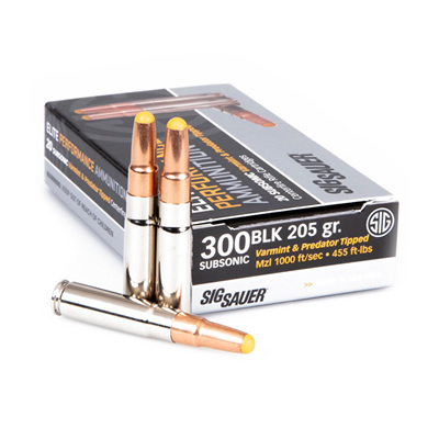 Subsonic 300BLK Tipped Hunting Ammunition