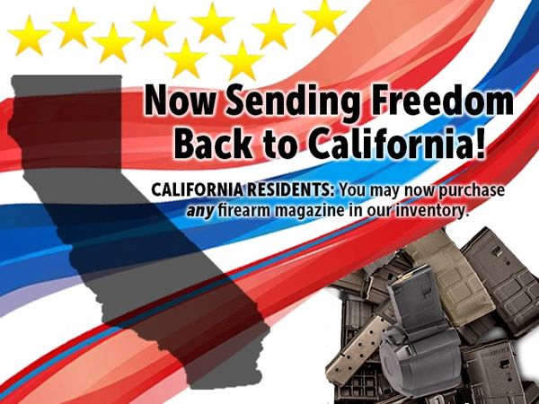 Brownells Shipping Magazines to California