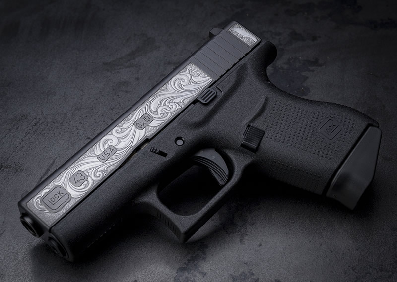 Davidsons Engraved Glock 43 - DAV-12402