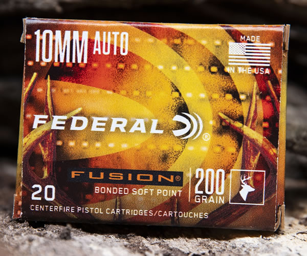 Federal Fusion 10mm Auto Handgun Hunting Ammunition