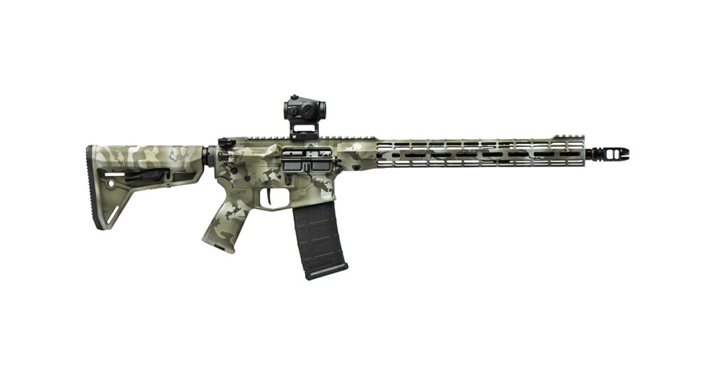 Aero Precision Green Element Camo M4E1 Rifle