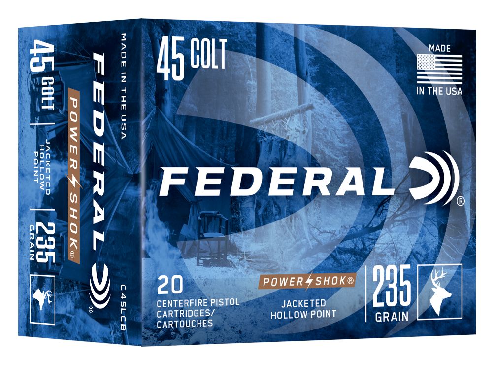 Federal Power-Shok Handgun Hunting Ammunition - 45 Colt